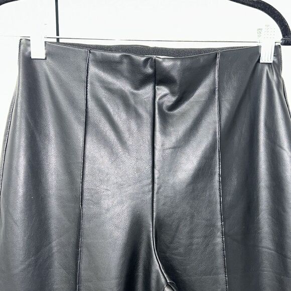 And Now This Black Seam-front Faux Leather
Leggings(Size Medium) - Picture 6 of 6